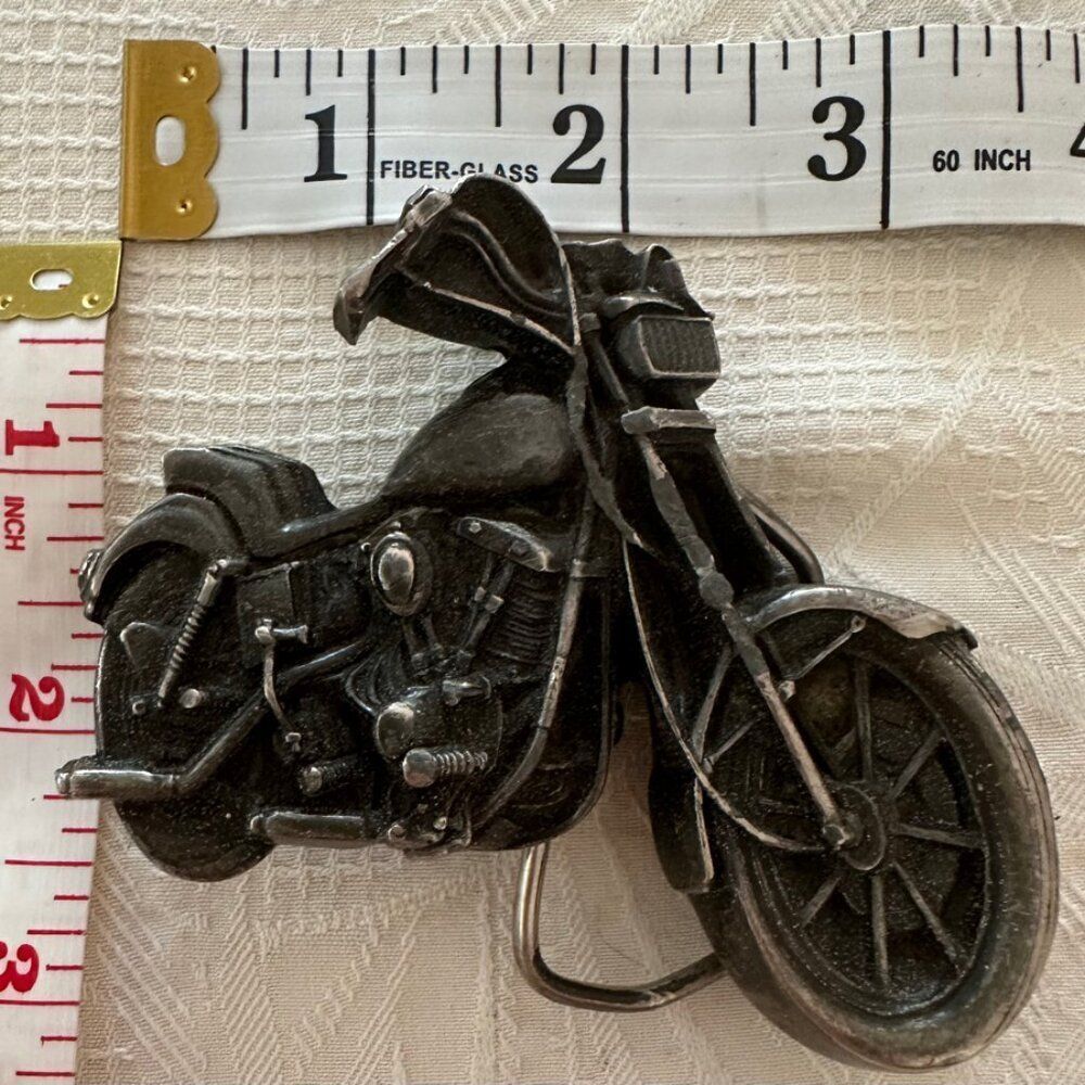 Bergamot Brass Works Motorcycle Original Vintage Belt Buckles